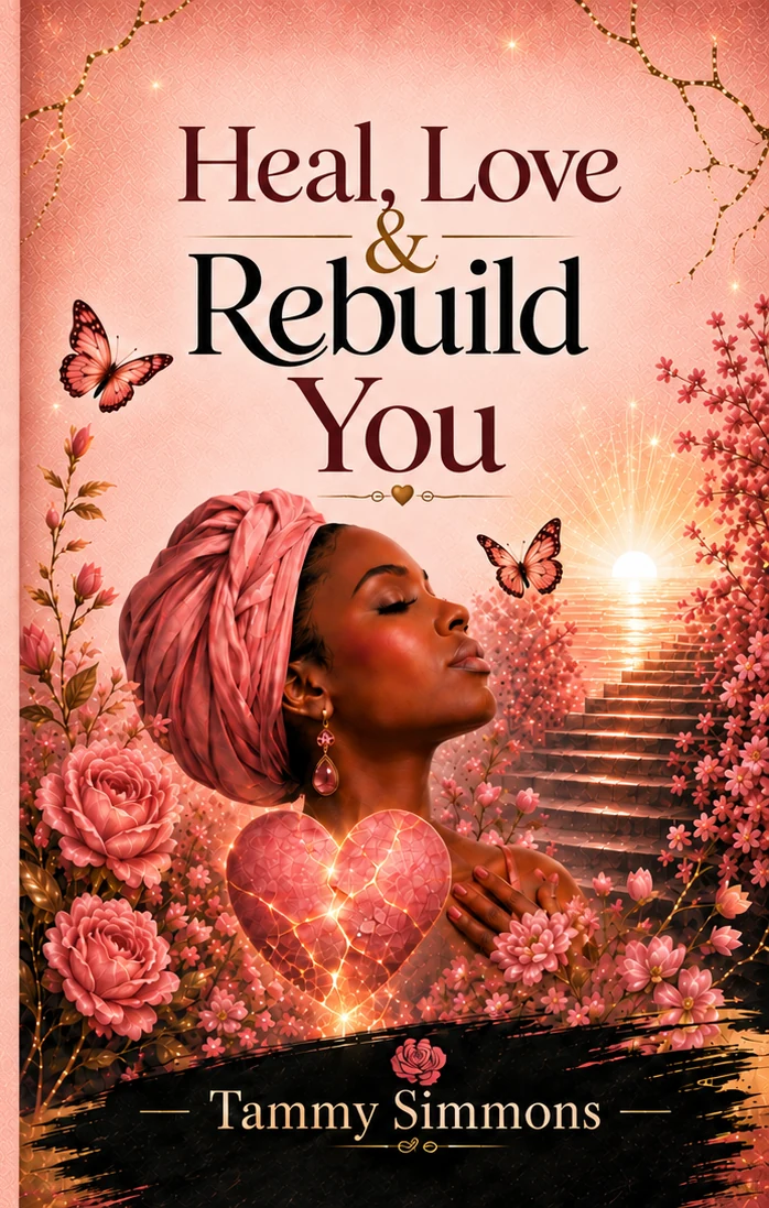 Front cover of Heal, Love & Rebuild You by Tammy Simmons
